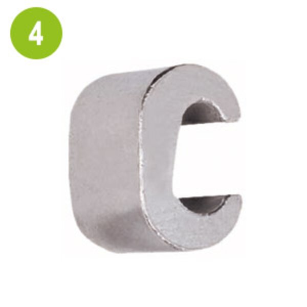 Piquet et grille de terre de réseau souterrain BT - RCC… - PTCA…/PTR…